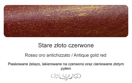 Stare złoto czerwone